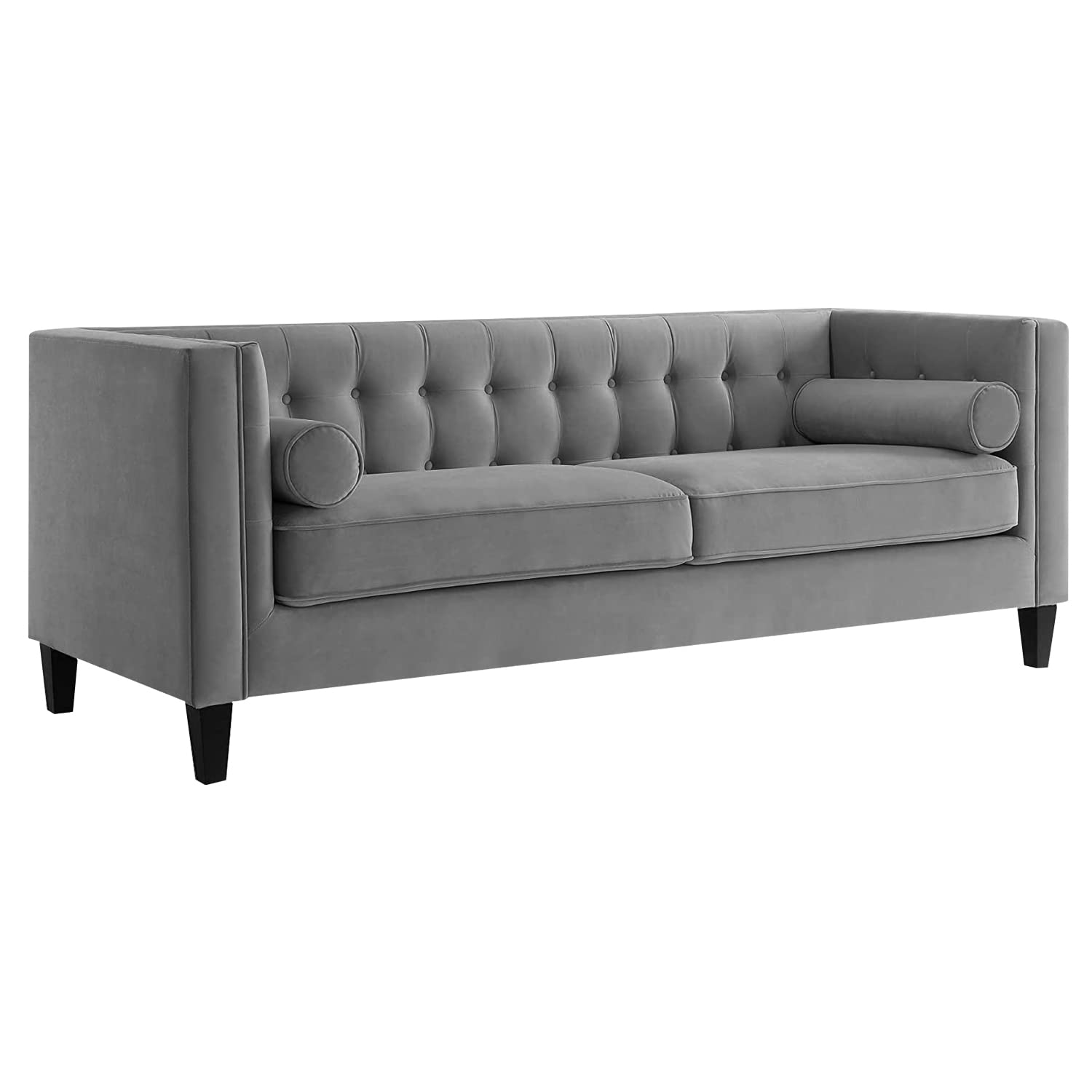 CLOUDZILLA Wooden ThreeSeater Sofa Set for Living Room & Office Velvet