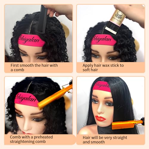 Set Peine Eléctrico 11 Pzas para Cabello Negro miniatura 3