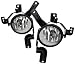 07-09 Honda CR-V OEM Style Clear Fog Lights