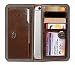 All-In-One Universal Cell Phone Case, This Prime Leather Wallet with Microfiber for Apple iPhone 7, 6s, 6, 5s, 5, 4s, or Android Smartphones in Sizes up to 4.7” Diagonal will Organize it All!