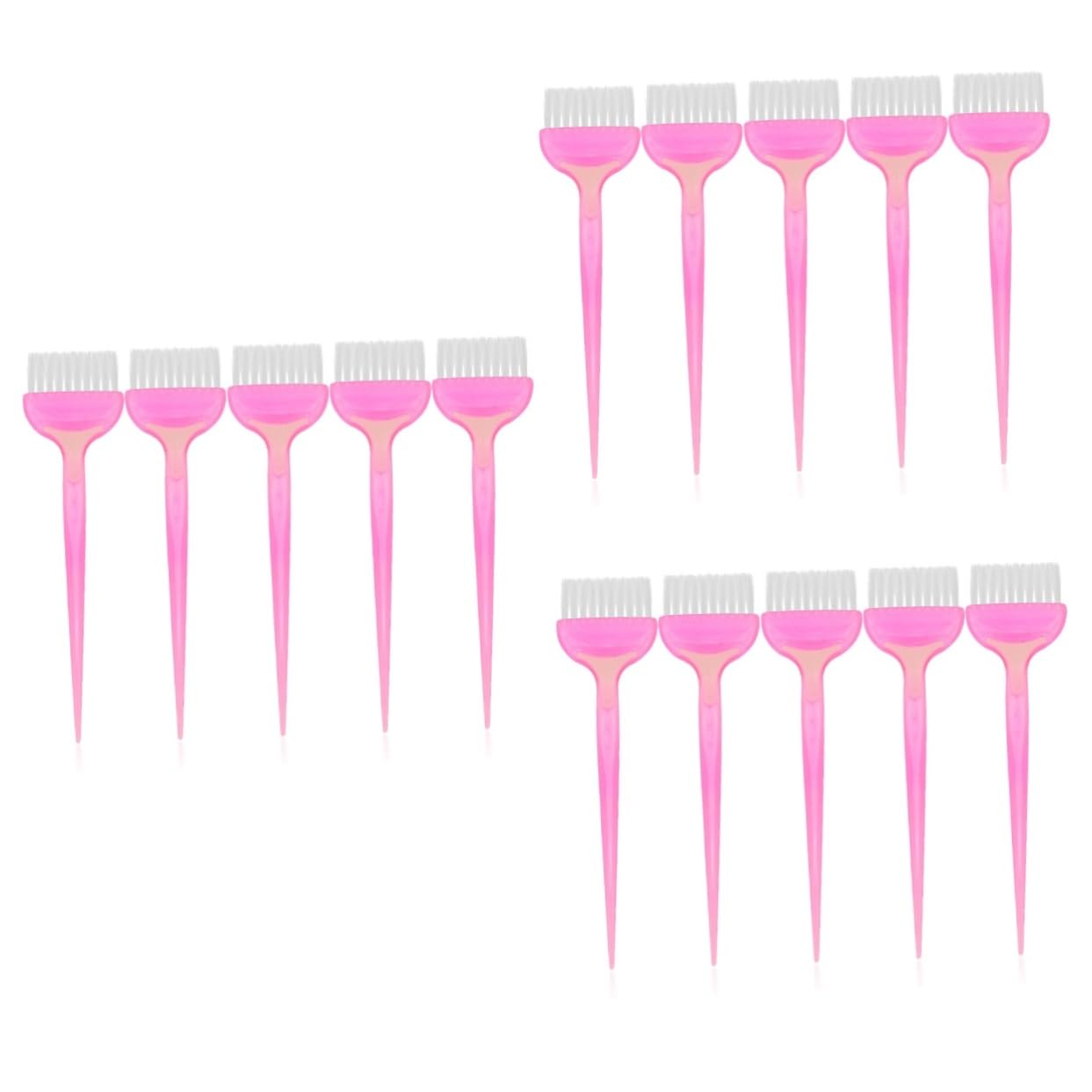 minkissy 15piezas Cepillo De Coloración Para Cabello De Cerdas Flexibles Para Aplicación Uniforme Casa o Salón Herramientas De Teñido Prácticas y Convenientes