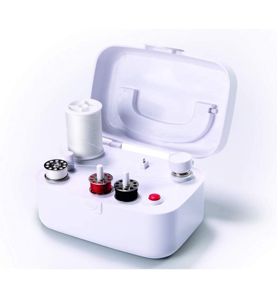 Singer Nähfadenspulgerät Nähzubehör Weiss Produktbeschreibung: Zeitsparende Unterfadenspule