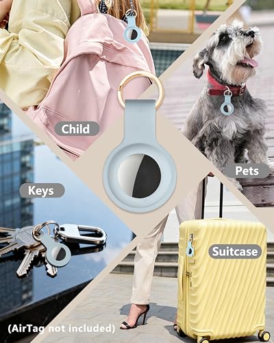 Image of Wristlet Wallet for Women, Keychain Wallet with AirTag Holder | 9 card slots,ID window & zipper pocket,RFID,beaded wrist strap and compact design for travel,shopping and daily carry.