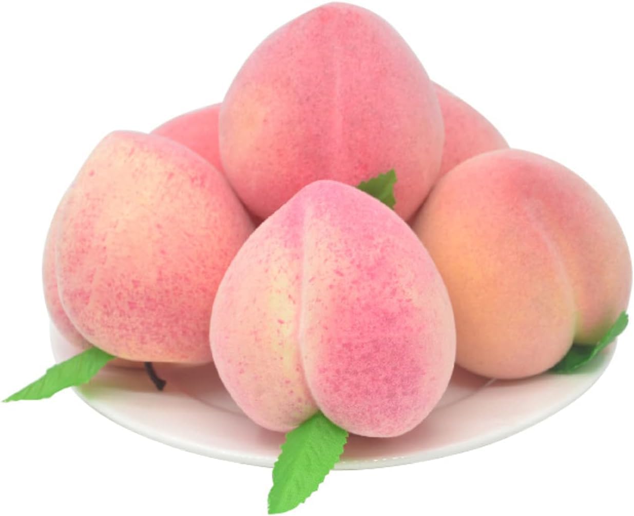 Amazon｜MuQianGan 食品 サンプル 桃 ピーチ 果物 フルーツ フェイク 4