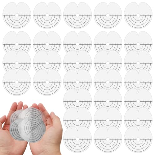 30 Pack Hair Extension Heat Shields, Clear Circular Scalp Protectors,