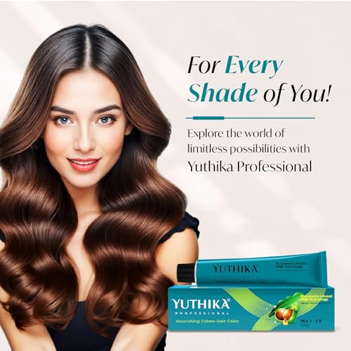 Image of YUTHIKA Professional Creme Hair Colour Magenta Red (Shade MRED) 100g | Permanent Hair Colour & Dye | Vibrant Colour Payoff | Silky, Shiny & Long Lasting | For Women & Men | All Hair Types