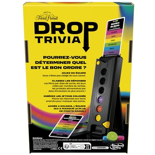 Jeu De Société Drop Trivia Hasbro La Boite - vue 10