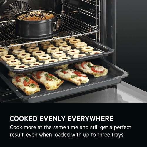 AEG 3000 Series Integrated Oven, BEX335011M 72L, LED Display, Turbo Grill, True Fan Cooking, Moist Fan Baking, Pizza Setting, MultiLevel Cooking, Class A Energy - Image 3