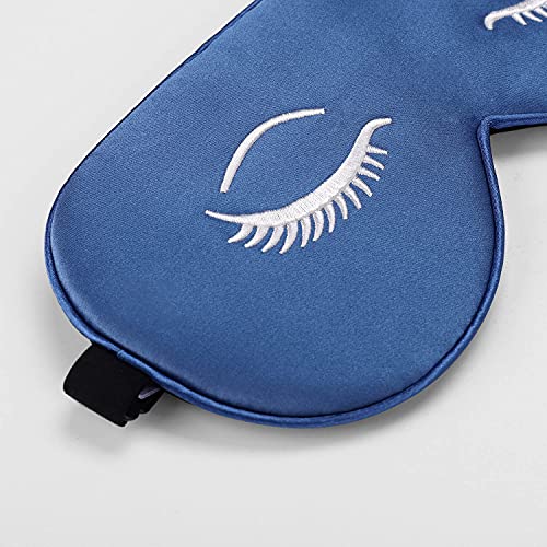 Image of Alaska Bear Natural Silk Sleep Mask, Blindfold, Super Smooth Eye Mask (Breakfast at Tiffanys)