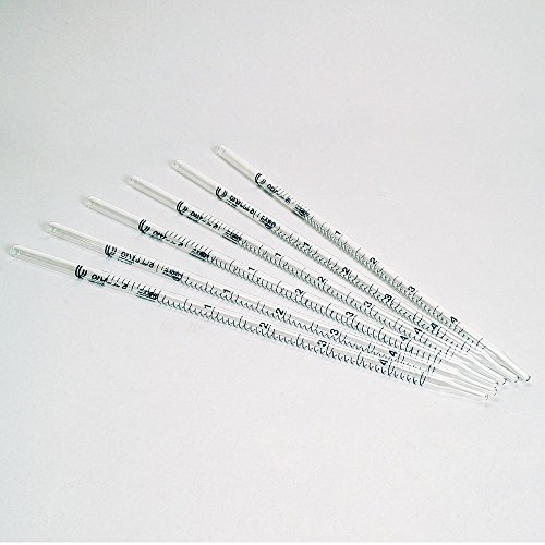 Pyrex Disposable Glass Serological, NonSterile, NonPlugged Pipet, 10 mL, Pack of 20