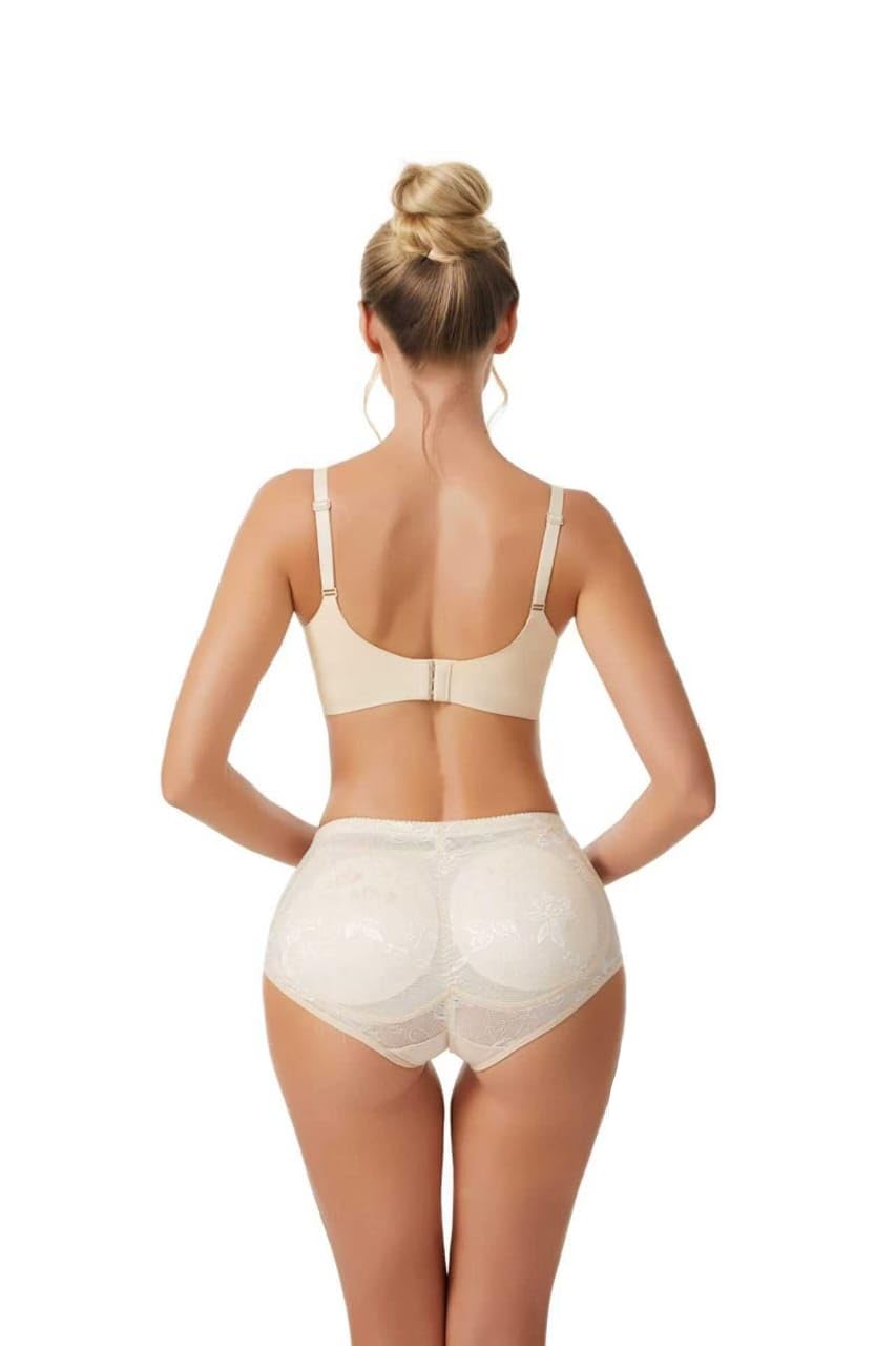 munaafi Butt Lifting Shapewear for Women | Seamless Lace Padded Panties | Hip Enhancer Briefs for Curvy Look-picture-19