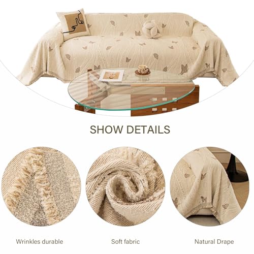 Housse de canapé 3 places lavable en peluche pour lit modulable - 3