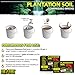 Exo Terra Plantation Soil, 8 Qt (8.8 L) - 100% Natural Terrarium Substrate | Increases Humidity, Stimulates Digging & Burrowing | Ideal for Natural Terrarium Setups & Live Plants