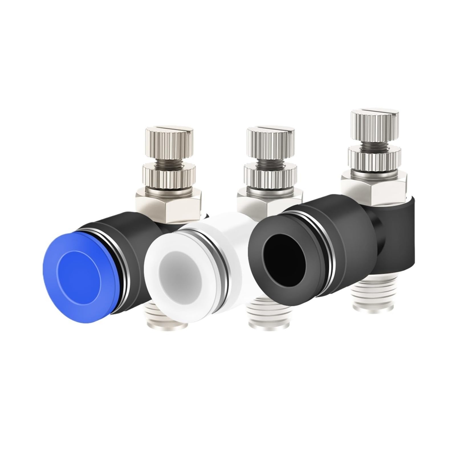 Valve de contrôle du débit d'air pneumatique SL6-04 pour optimiser l'espace des tubes de 6mm