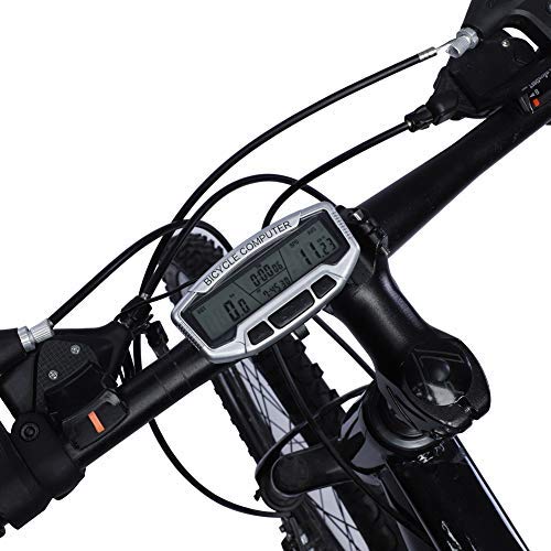 image for Alomejor Bike Odometer Set with Wired Extension Mount Backlight Dustpr