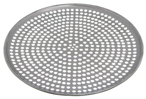 Browne Foodservice Thermalloy Aluminum Perforated Pizza Pan, 13-Inch