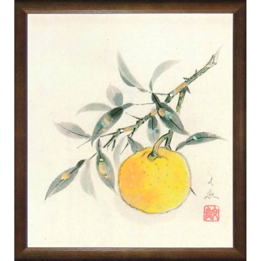 Amazon.co.jp: Nakatani Bunyo Yuzu Shikishi Brown Japanese