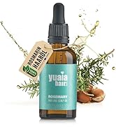 Huile de romarin Yuaia Haircare - Accélérer la croissance des cheveux - 100 % bio - Minimise les pointes fourchues - Pour cuir chevelu