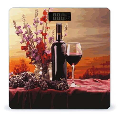 Báscula Digital de Baño Smart Red Wine Flower miniatura 1