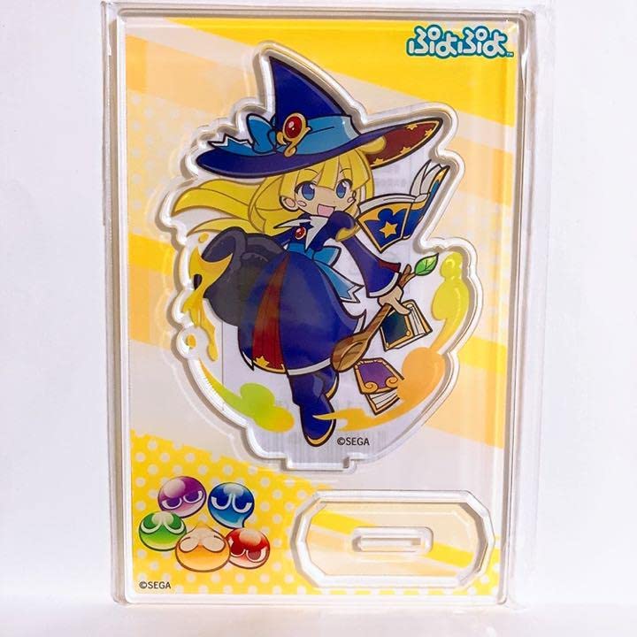 ぷよぷよクエスト ウィッチ アクリルスタンド ぷよクエカフェ ぷよぷよ ぷよぷよクエスト ウィッチ アクリルスタンド ぷよクエカフェ