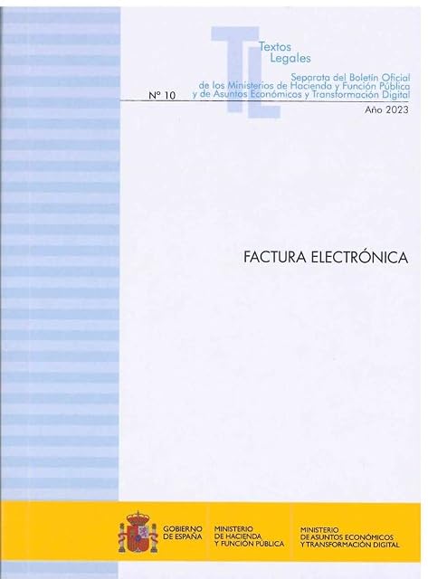 Portada de Factura Electrónica Nº 10 Año 2023