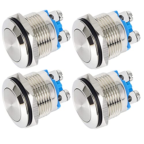 GUUZI 4 Pezzi 22mm 2A 12V/24V/125V/250V