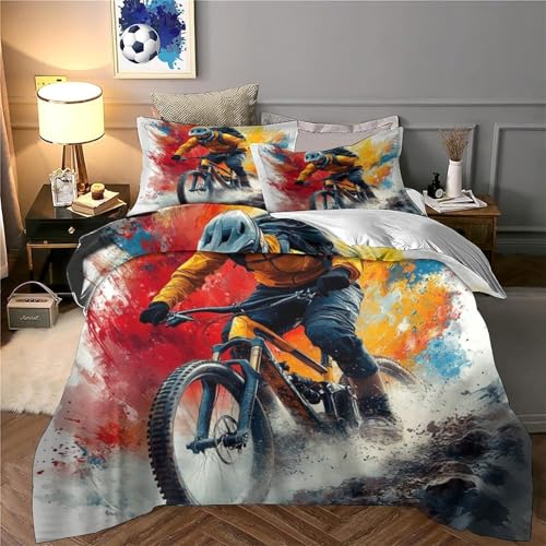 Housse de couette VTT 140x200 en microfibre premium ultra douce