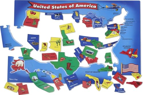 Melissa & Doug USA Map Floor Puzzle...