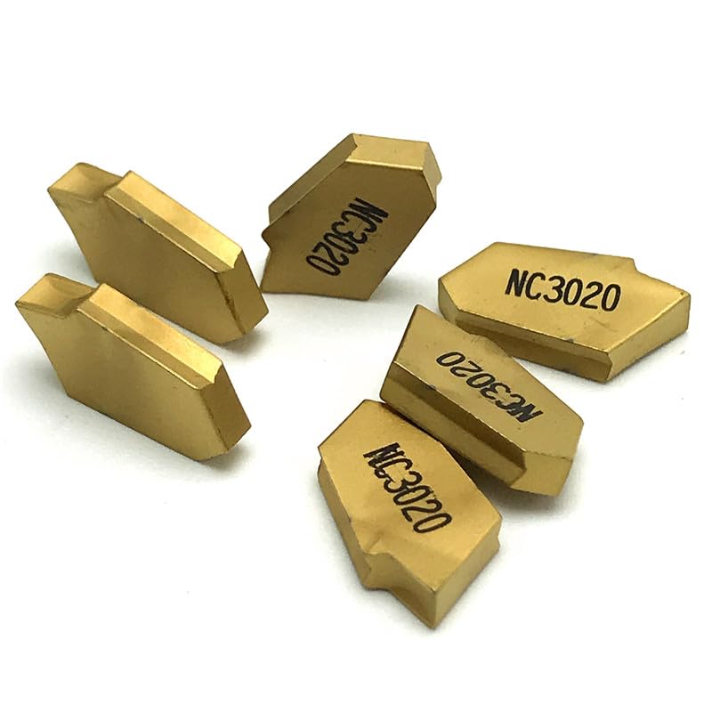 10 pièces plaquettes de rainurage SP200 SP300 SP400 PC9030 NC3020 NC3030 plaquettes de carbure de rainurage SP 300 outils de tour plaquette de tournage(SP400 NC3020)