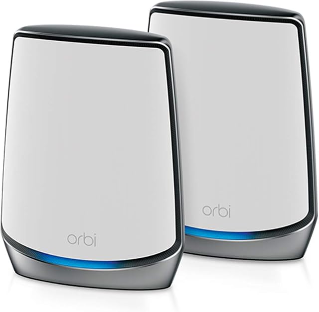 NETGEAR Orbi Mesh WiFi System (RBK852) | Wifi 6 Mesh Router with 1 Satellite Extender |WiFi Mesh Whole Home Triband Coverage up to 4,000 sq ft and 100 Devices | 11AX Mesh AX6000 WiFi (Up to 6Gbps)