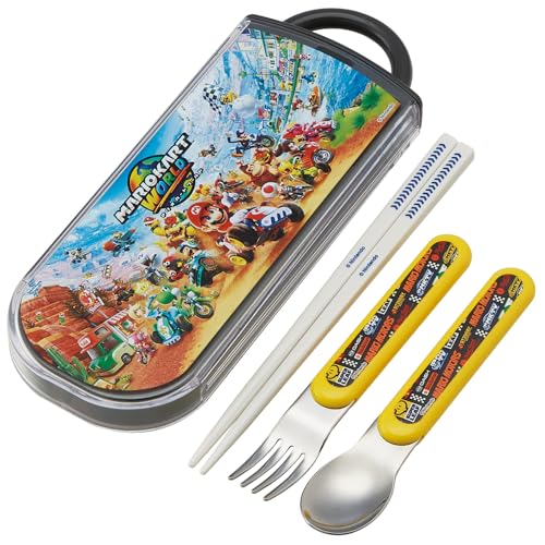 Skater TACC2-A Children's Trio Set Chopsticks, Spoon, Fork, 6.5 inches