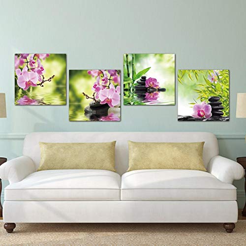 Peinture toile botanique sans cadre pour habiller facilement un mur vide