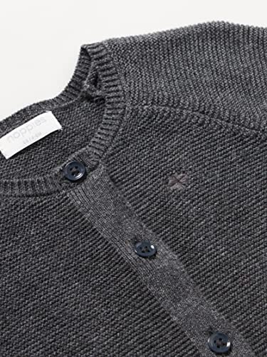 Noppies Baby Unisex Baby Playsuit Monrovia Long Sleeve Overalls, Dark Grey melange-C238, 44