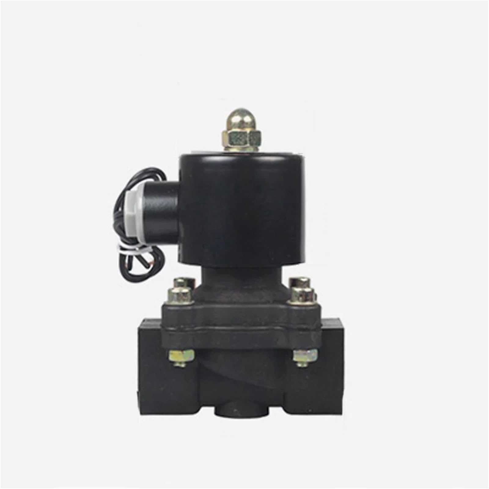 Électrovanne électrique de processus AC 220V vanne plastique normalement fermée
