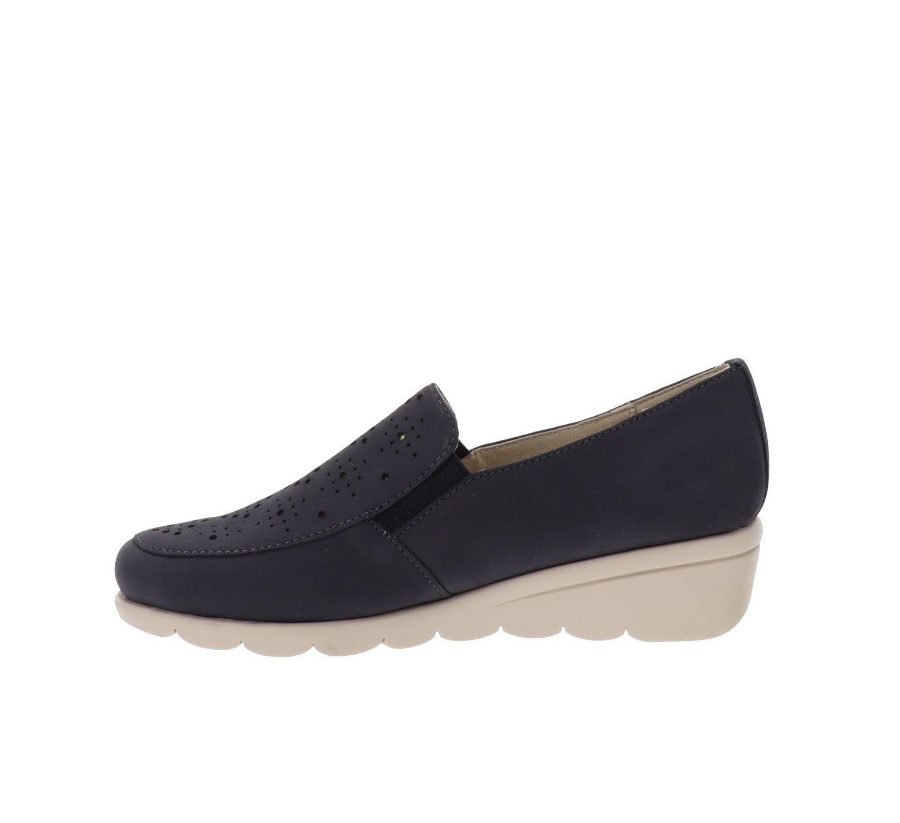 Valleverde VS10332A Mocassino Sneakers Donna Zeppa Pelle Blu