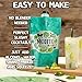 Lt. Blender's Mojito in a Bag - Each Bag Makes 1/2 Gallon of Frozen Cocktails – Non-GMO Cocktail Mix for Slushies – Make a Cocktail, Wine Slushie or Mocktail - (Pack of 3)