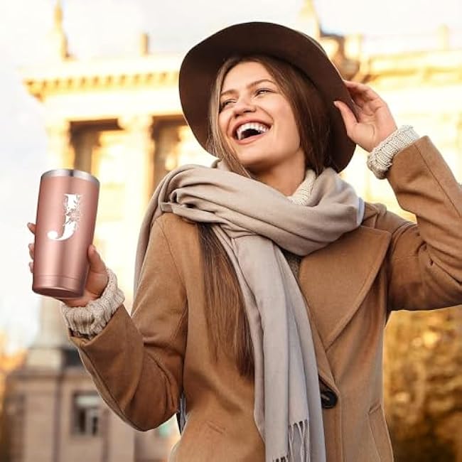 One 20oz Letter Mug and One Letter Keychain