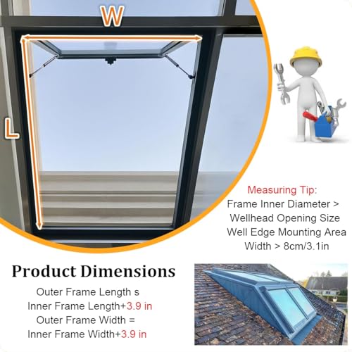 Ventana de techo eléctrica con mando para acceso a áticos 6