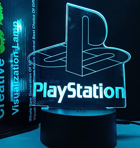 QQY Luz nocturna 3D LED colorido 3D ilusión