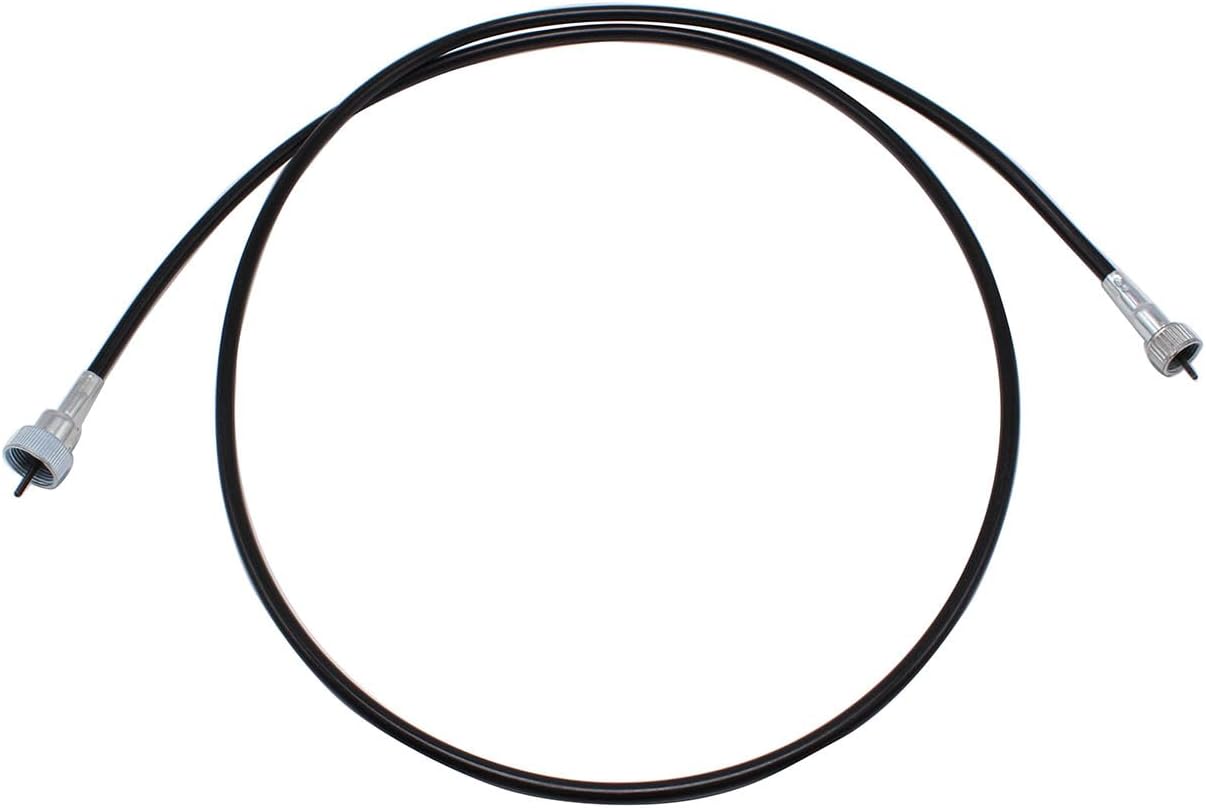 1 pc 68 Inches Speedometer Cable Thread On Screw On with 7/8in 5/8in Connector Replacement for Turbo Hydro Chevy GM Transmission