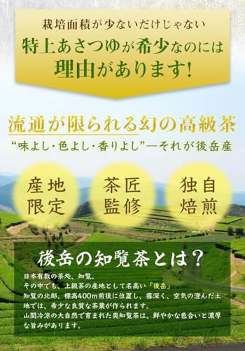 古市製茶 知覧茶 プレミアムあさつゆ 煎茶 100g×2