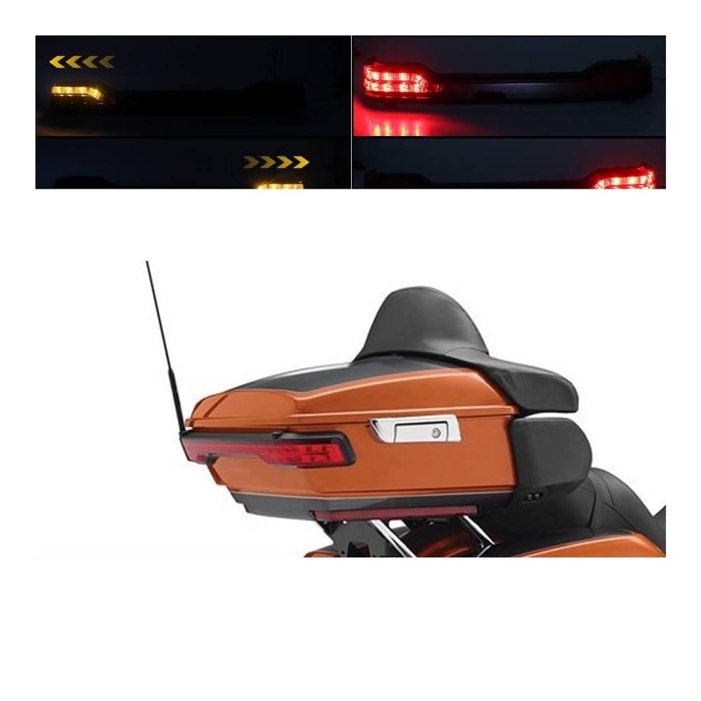 Luce Stop Fanale Posteriore Per FLHTCU FLHTCUL FLHTK FLHTKL 14-up Per indicatori di direzione a LED luce freno accessori per moto pacco bagagliaio posteriore