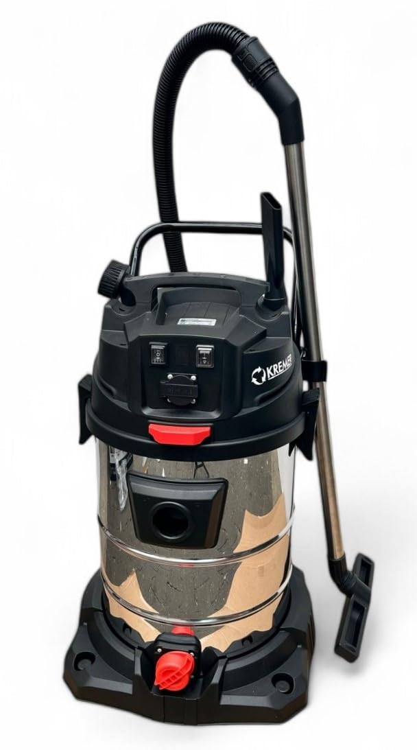 Aspirador Industrial húmedo/seco de 2400 W con depósito de 65 litros para Suciedad