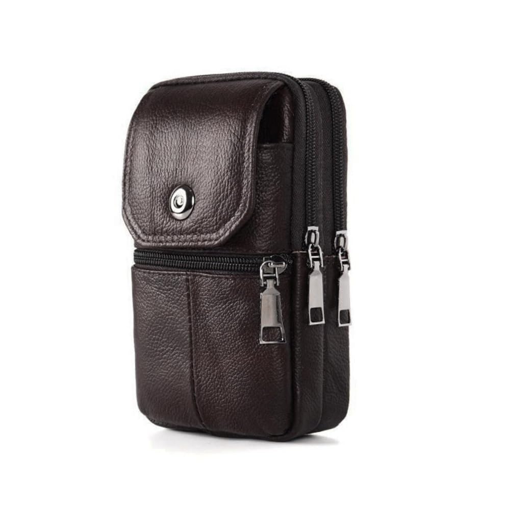 GOTEO Large Capacity Leather Mobile Phone Pouch, Multifunction Lightweight Waist Belt Pouch with Mobile Phone Holder for M... - Review, Price and Buying Guide