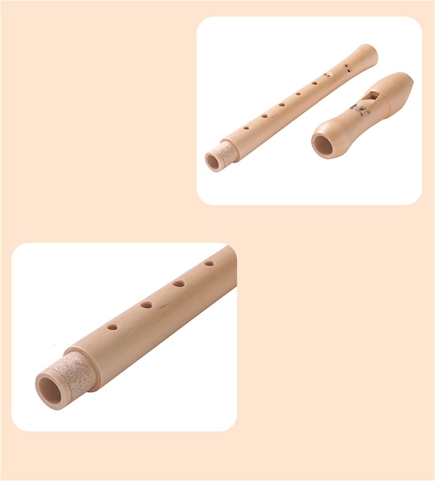 Flauto Dolce Professionale Strumento Da Classe Per Flauto Dolce In Legno A 8 Fori (soprano) Con Diteggiatura Inglese