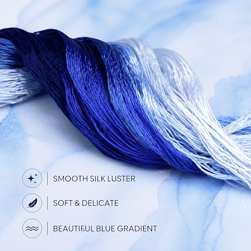 Image of MIINGGUXIUYI Mulberry Silk Floss Embroidery Thread Floss-Cross Stitch Threads China Silk Woven Jewelry Threads DIY Sewing Kits (81)