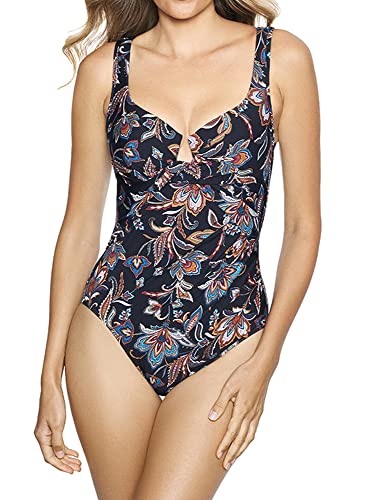 Miraclesuit Women's Swimwear Kashmir Enchant Tummy Control Underwire Bra One Piece Swimsuit2