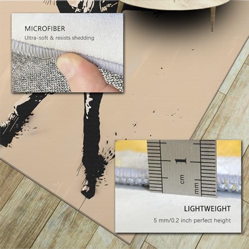 Tapis garçon antidérapant style Banksy pour éviter les glissades