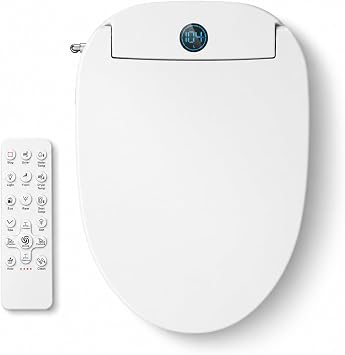 GAICOM Bidet Toilet Seat Elongated, Electric Smart Heated Toilet Seat