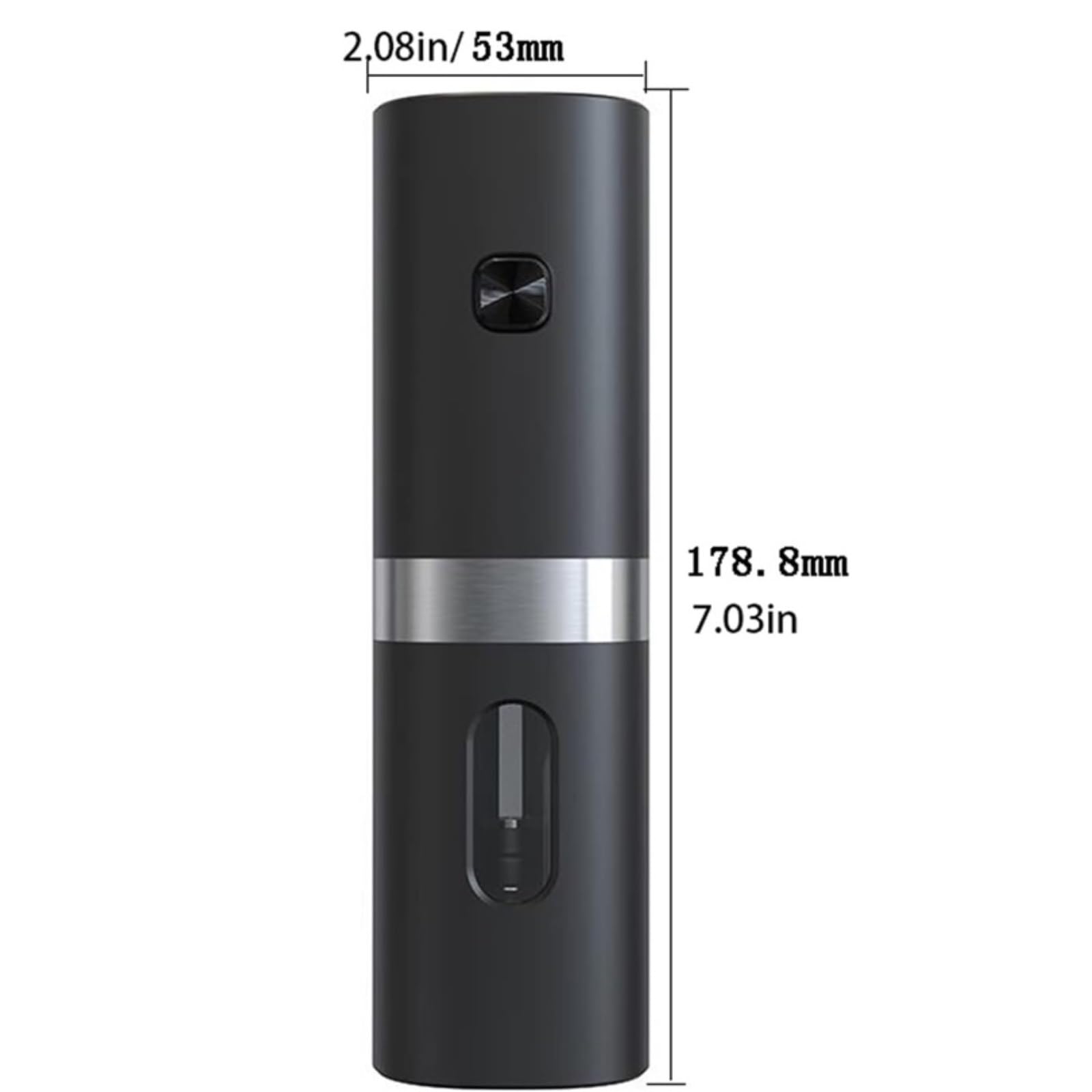 Macina Sale e Pepe Set Macina Sale E Pepe Elettrico, Macina Pepe Nero A Batteria (senza Batteria) Macinasale e Macinapepe